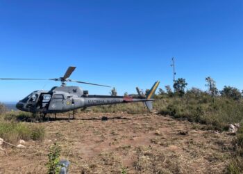 Manutenção em torre garante monitoramento 24h contra incêndios no Pantanal