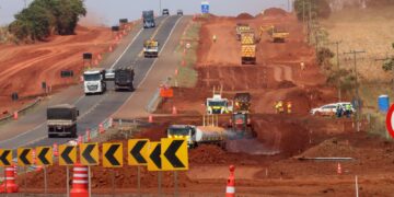 Obras na BR-163 avançam e podem afetar tráfego nesta terça-feira