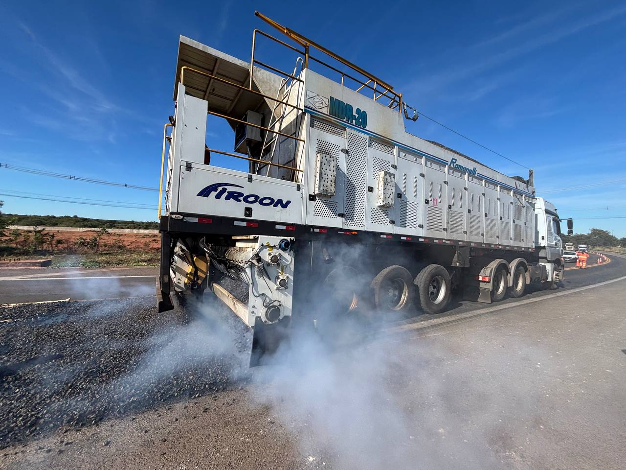 BR-163/MS passa por manutenção e ampliação nesta terça-feira