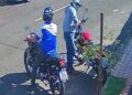 Câmeras registram furto de motocicleta no Centro da Capital
