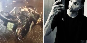 Câmera registrou acidente que terminou com morte de motoentregador