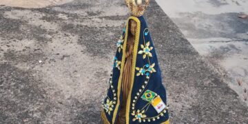 Nem a fé escapa: imagem de santa furtada de igreja é recuperada em Corumbá