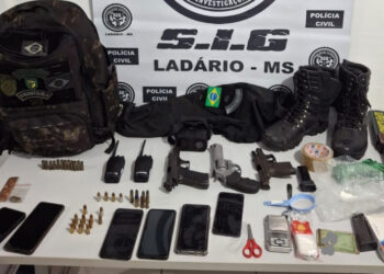 Foragido é preso em serralheria com armas e drogas durante operação em Ladário