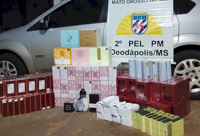 Crime “cheiroso”: polícia apreende carga de perfumes avaliada em mais de R$ 100 mil