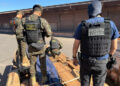Operação intercepta caminhões com madeira usada para esconder droga na fronteira