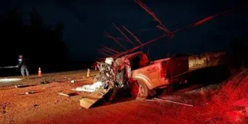 Motorista morre em colisão com bitrem na MS-141