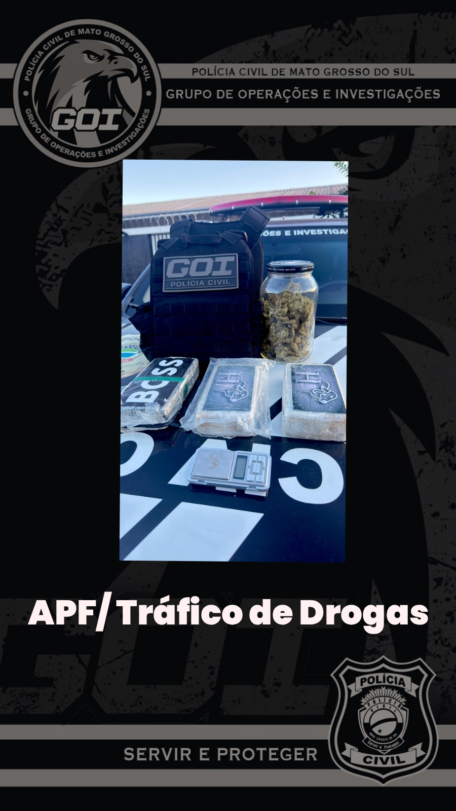 Homem é preso com mais de 3 kg de drogas após denúncia em bairro da Capital