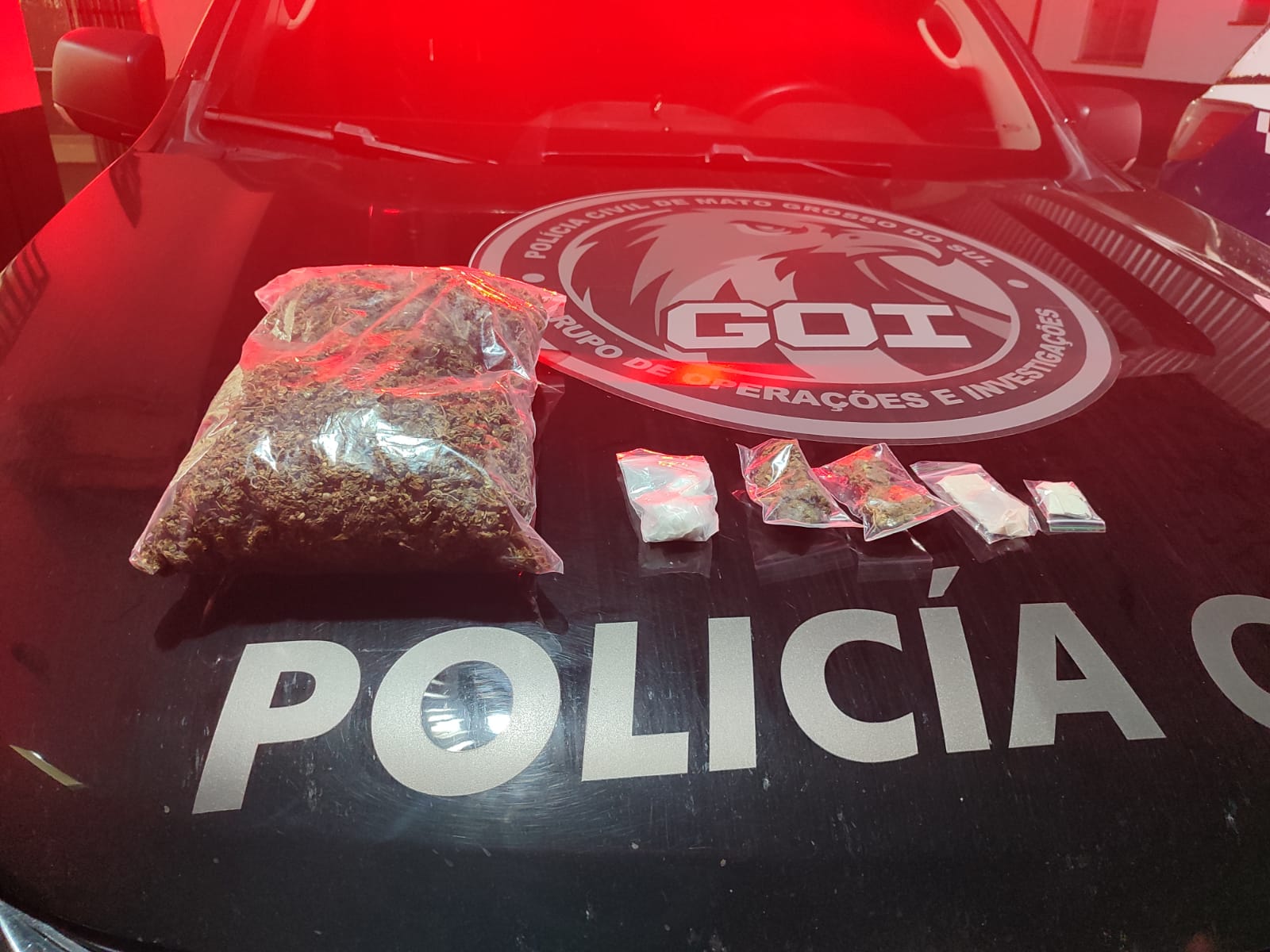 Homem é preso em Jardim e suspeito de tráfico é detido com drogas em Campo Grande