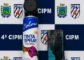 Suspeito de pichar símbolos de facção foge da PM e acaba preso Suspeito de pichar símbolos de facção foge da PM e acaba preso