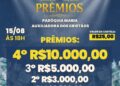 Vídeo: Após vendaval causar prejuízos, paróquia promove Show de Prêmios para custear reforma da igreja 