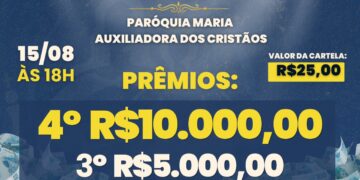 Vídeo: Após vendaval causar prejuízos, paróquia promove Show de Prêmios para custear reforma da igreja 