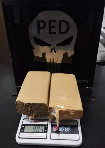 Drone é interceptado e quase 1 kg de droga não chega a presídio