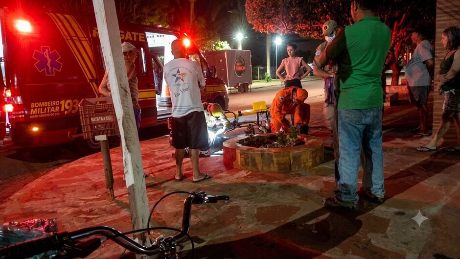 Ciclista é atingido por carro e motorista foge sem prestar socorro