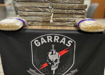 Mulher é presa com 15 quilos de maconha durante fiscalização em ônibus na Capital Mulher é presa com 15 quilos de maconha durante fiscalização em ônibus na Capital
