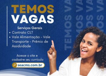 Central de Vagas de Asseio e Conservação tem 30 oportunidades para serviços gerais na Capital