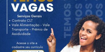 Central de Vagas de Asseio e Conservação tem 30 oportunidades para serviços gerais na Capital