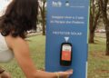Protetor solar gratuito passa a ser oferecido no Parque dos Poderes aos fins de semana