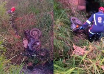 Motociclista cai em barranco e mobiliza resgate em Aquidauana Motociclista cai em barranco e mobiliza resgate em Aquidauana
