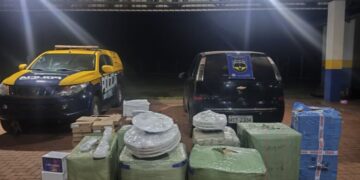 Carga ilegal é apreendida na MS-162 durante fiscalização policial