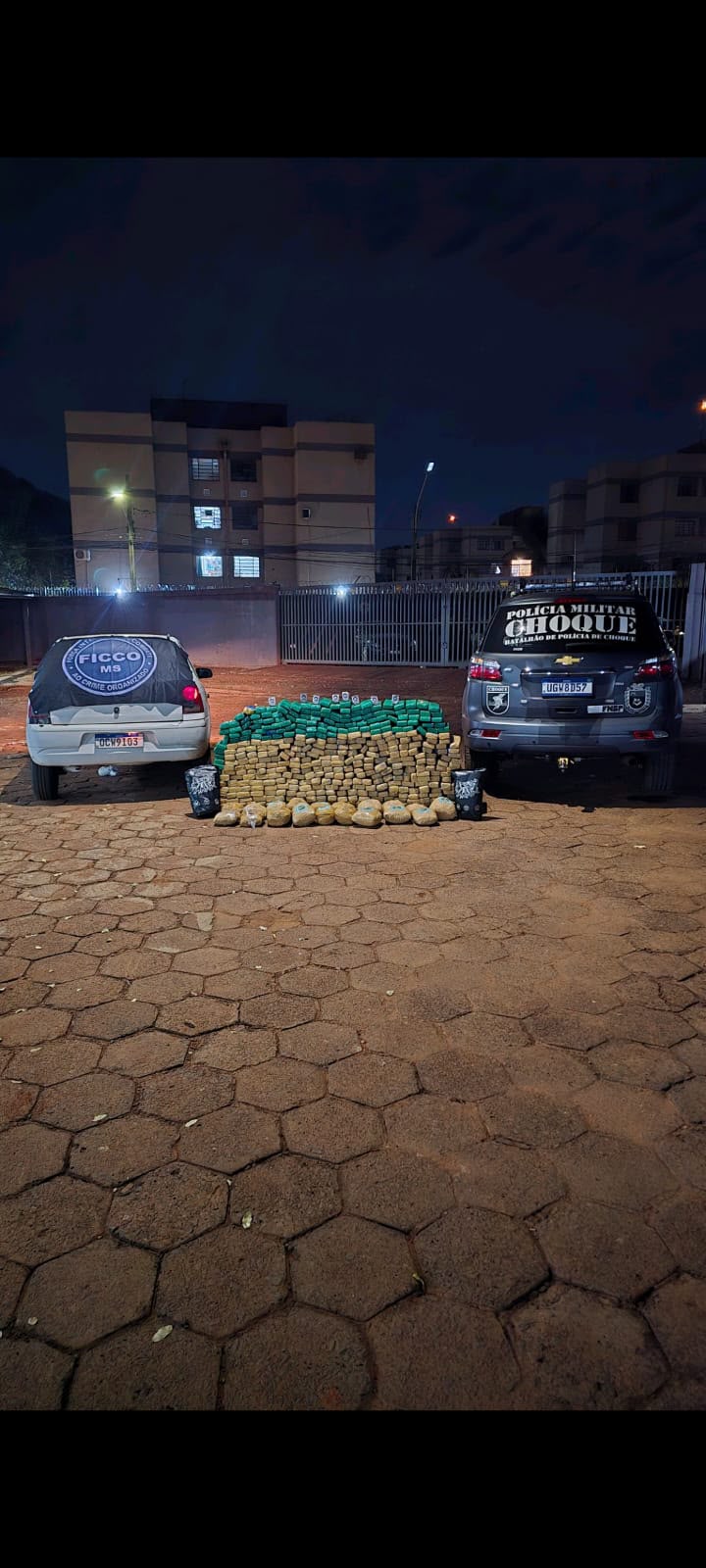 Polícia apreende quase 400 kg de drogas no Macroanel em Campo Grande