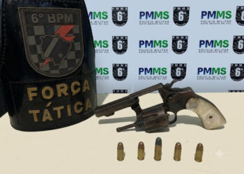 Briga entre vizinhos termina com homem preso por injúria racial e posse de arma