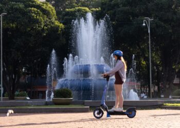 Ação no Parque orienta sobre patinetes elétricos amanhã Ação no Parque orienta sobre patinetes elétricos amanhã