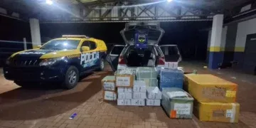Rota do contrabando: fiscalização intercepta carga irregular avaliada em R$ 35 mil na MS-162