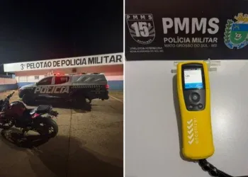 Embriagado e com moto irregular, homem é preso após abordagem no centro