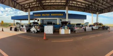 Fuga termina em prejuízo milionário para contrabando após apreensão de oito veículos em MS