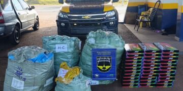 Polícia apreende quase R$ 50 mil em mercadorias irregulares na MS-134