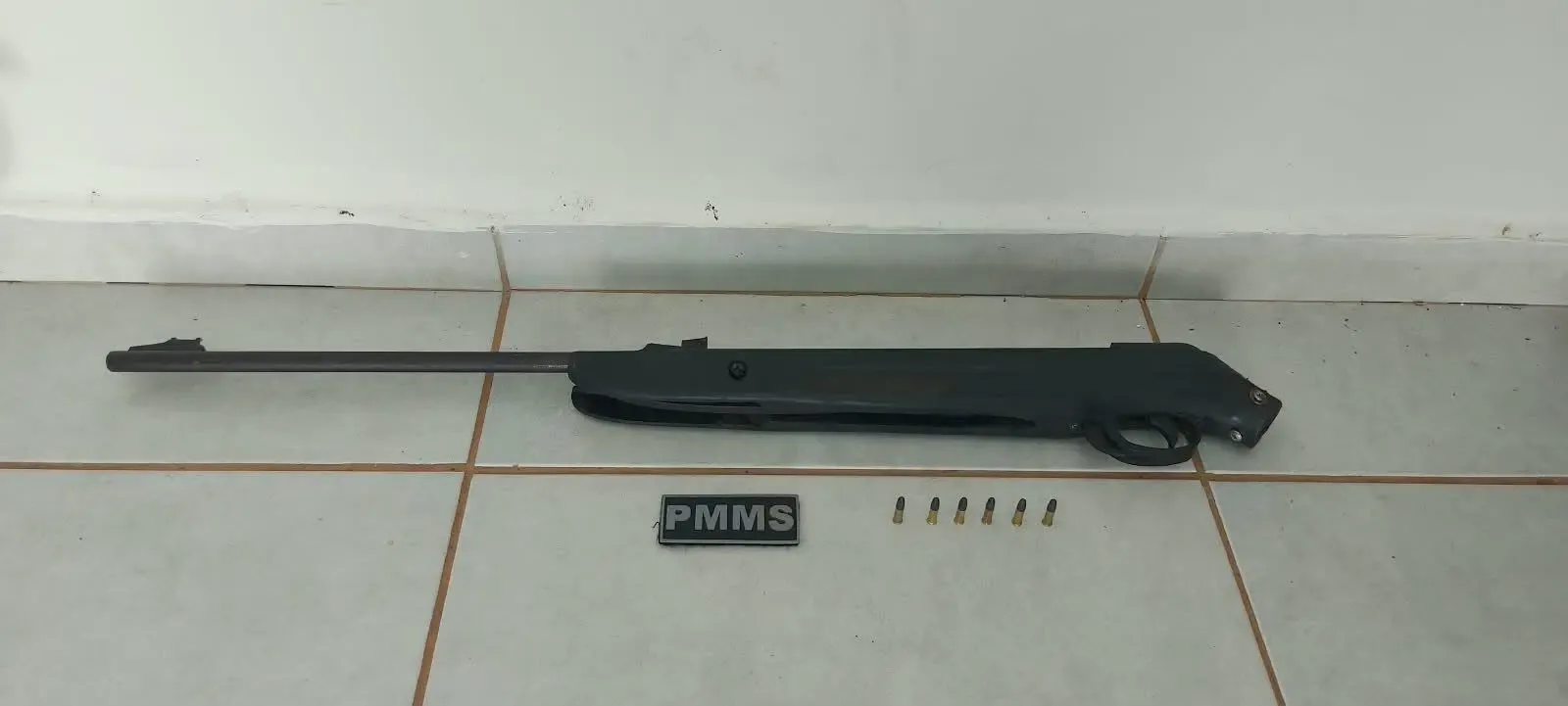 Adolescente é ameaçada e polícia apreende arma de agressor