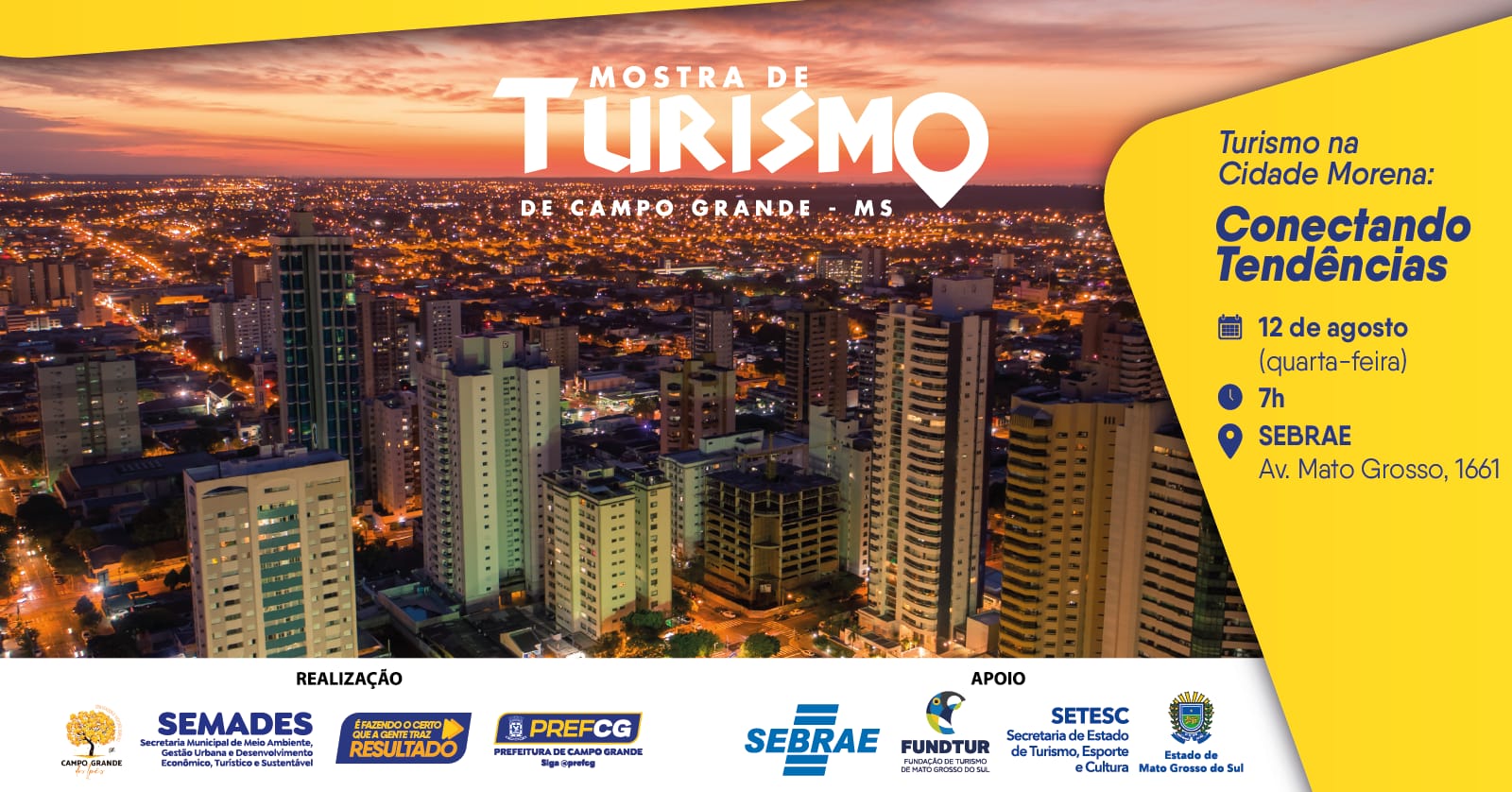 Semades abre inscrições para a 7ª Mostra de Turismo da Capital