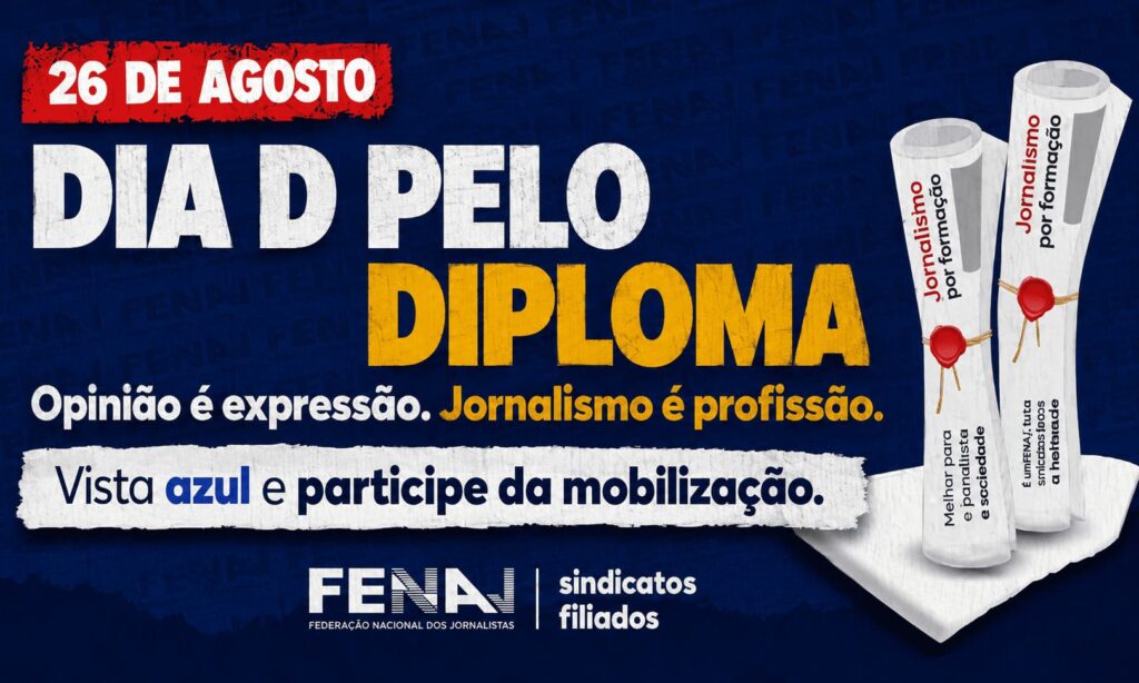 Sindjor-MS mobiliza jornalistas pela retomada do diploma profissional