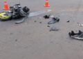 Motociclista fica em estado grave após acidente em cruzamento movimentado da Capital