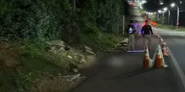Homem morre após ser atingido por carreta na BR-262