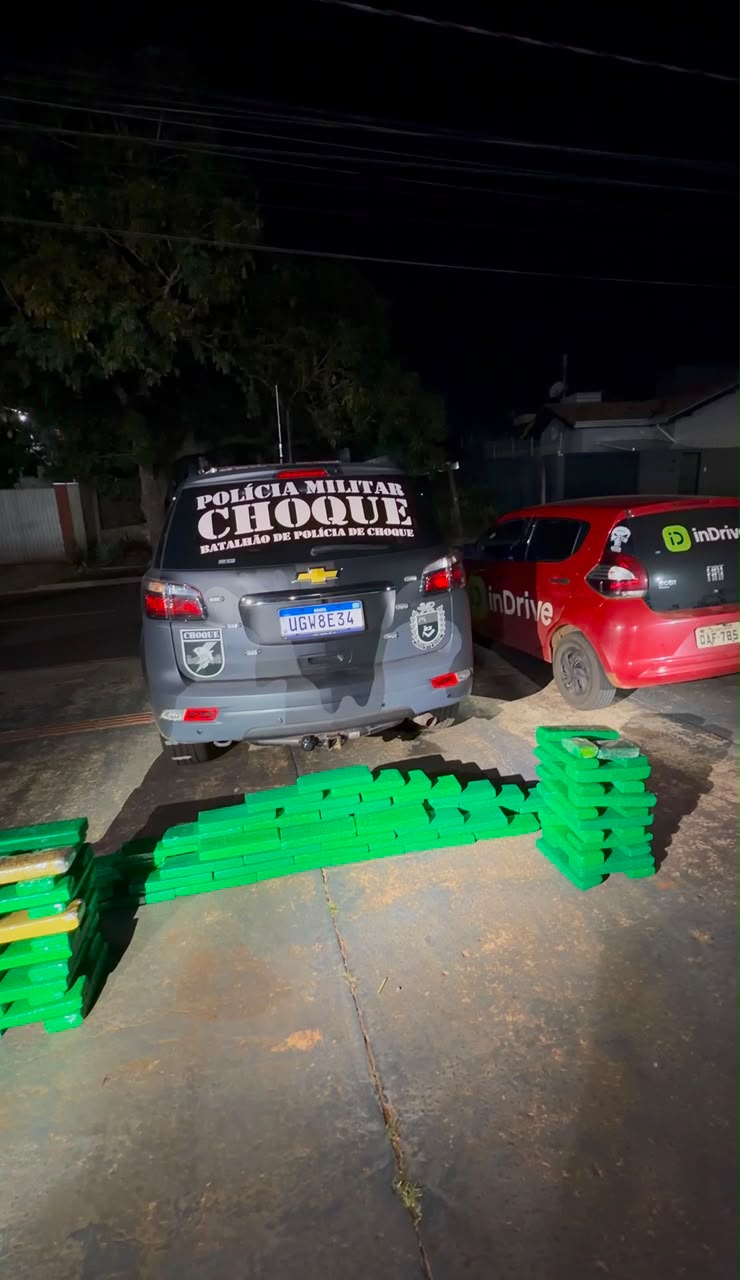 Casal é preso com 120 quilos de maconha armazenados em residência em Campo Grande
