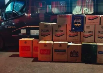 Van carregada com mais de mil pacotes de cigarros é apreendida e homem acaba preso em MS Van carregada com mais de mil pacotes de cigarros é apreendida e homem acaba preso em MS