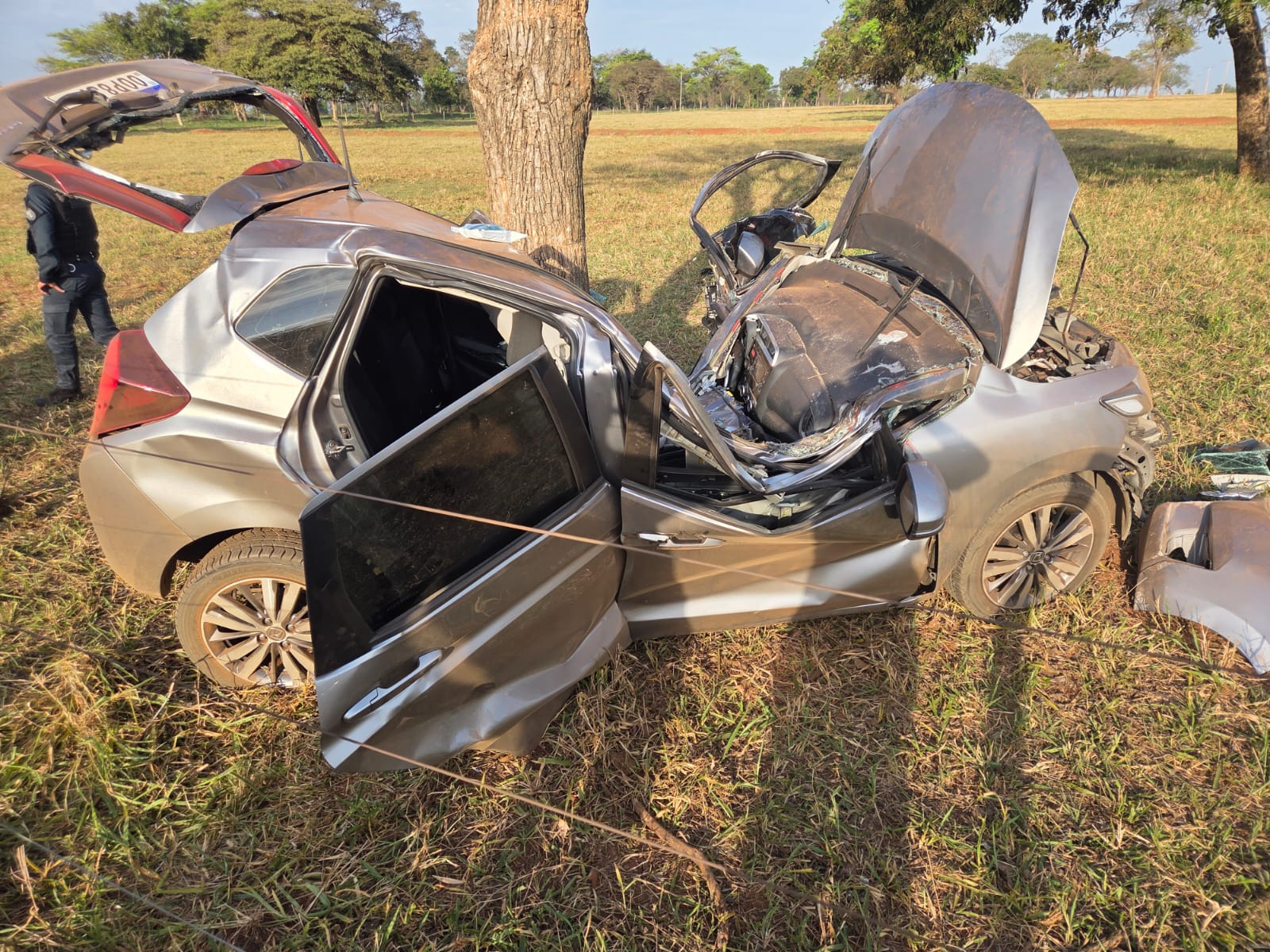Traficante fica gravemente ferido ao tentar fugir da PRF