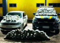 Mulher é presa com mais de 77 quilos de skunk escondidos em carro na BR-262 Mulher é presa com mais de 77 quilos de skunk escondidos em carro na BR-262