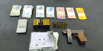 Suspeito de homicídio em Sidrolândia é preso com pistola, munições e cocaína