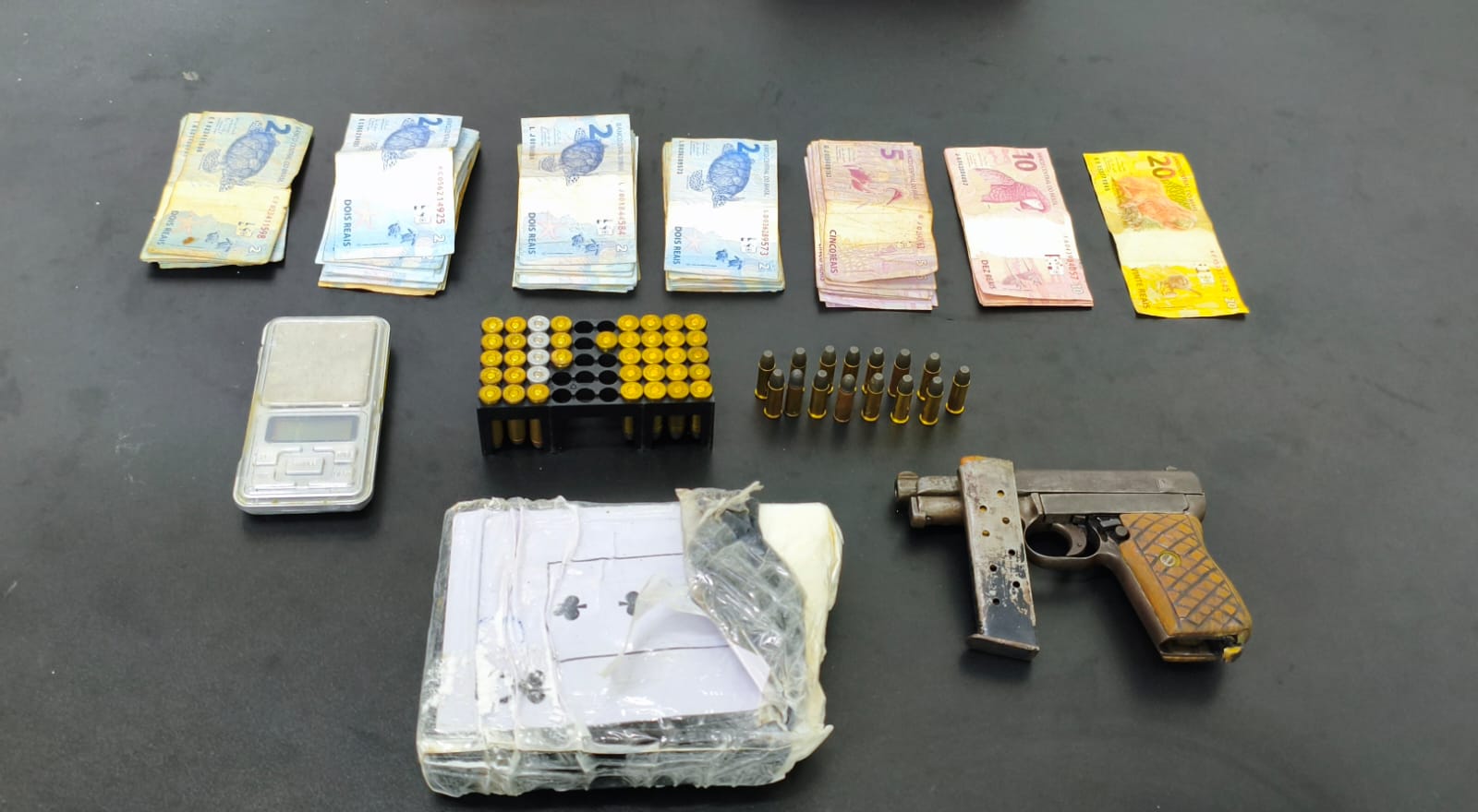 Suspeito de homicídio em Sidrolândia é preso com pistola, munições e cocaína