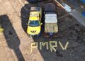 Hilux roubada no Paraguai é encontrada com 1,25 tonelada de maconha em rodovia Hilux roubada no Paraguai é encontrada com 1,25 tonelada de maconha em rodovia