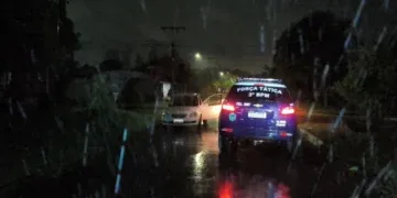 Suspeito de furtar carro atira contra policiais e morre durante fuga