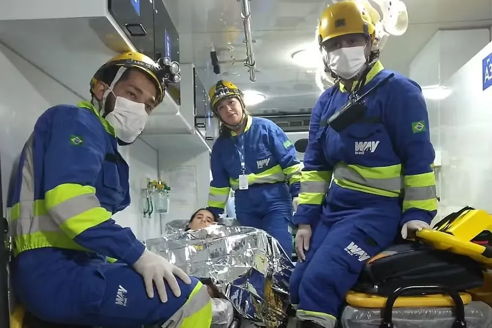 A caminho do hospital, bebê nasce dentro de viatura de resgate na MS-306
