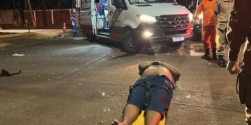 Vídeo: Motorista atropela três pessoas e acaba esfaqueado após briga em espetinho em Campo Grande