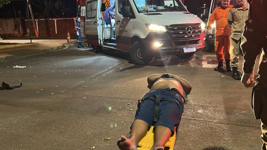 Motorista atropela três pessoas e acaba esfaqueado após briga em espetinho em Campo Grande