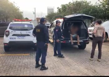 Suspeito de ameaçar e agredir mulher é preso em flagrante em Campo Grande Suspeito de ameaçar e agredir mulher é preso em flagrante em Campo Grande
