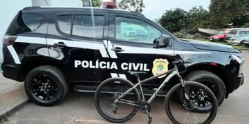 Bicicleta avaliada em R$ 2 mil é recuperada após ser furtada no interior do Estado