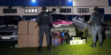 PM apreende canetas emagrecedoras, 60 mil cigarros e eletrônicos na MS-162