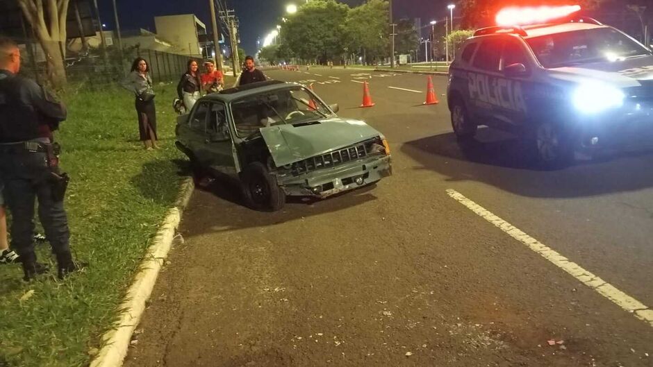 ‘Zerinho’ termina em batida com Audi em Campo Grande